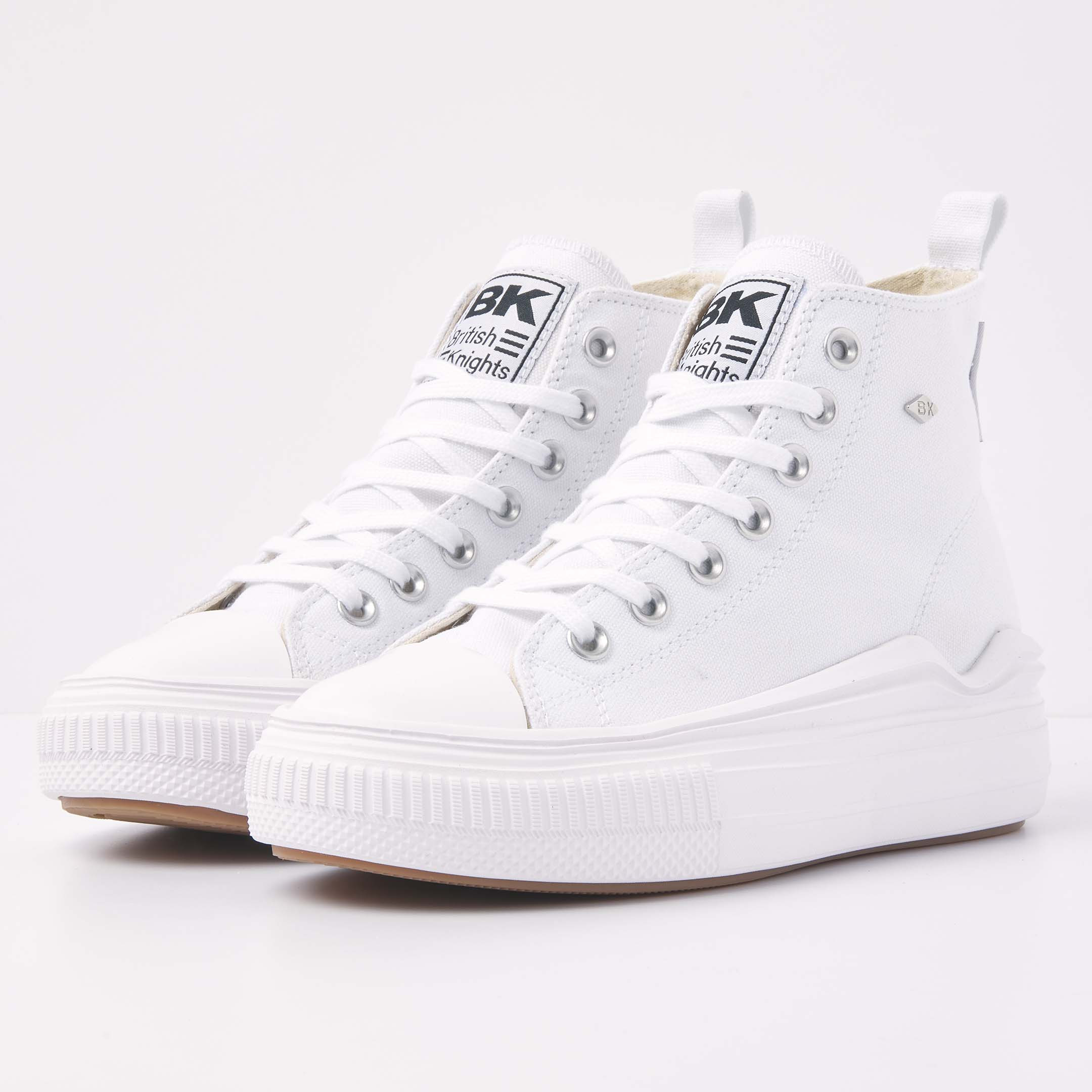 British Knights Sneaker Front view  B51-3734-02 KAYA FLOW MID HIGH-TOP FEMALE