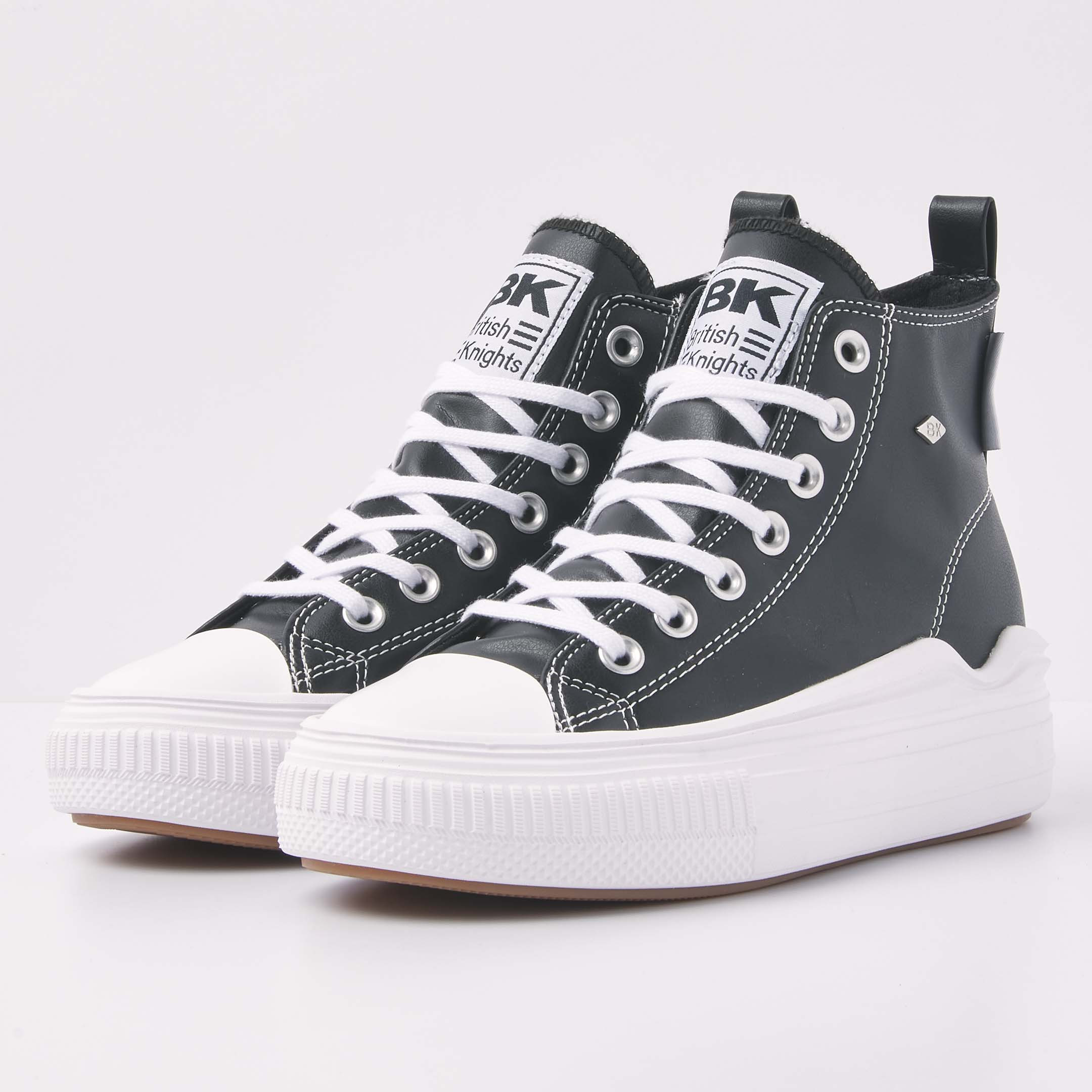 British Knights Sneaker Front view  B51-3735-01 KAYA FLOW MID HIGH-TOP FEMALE