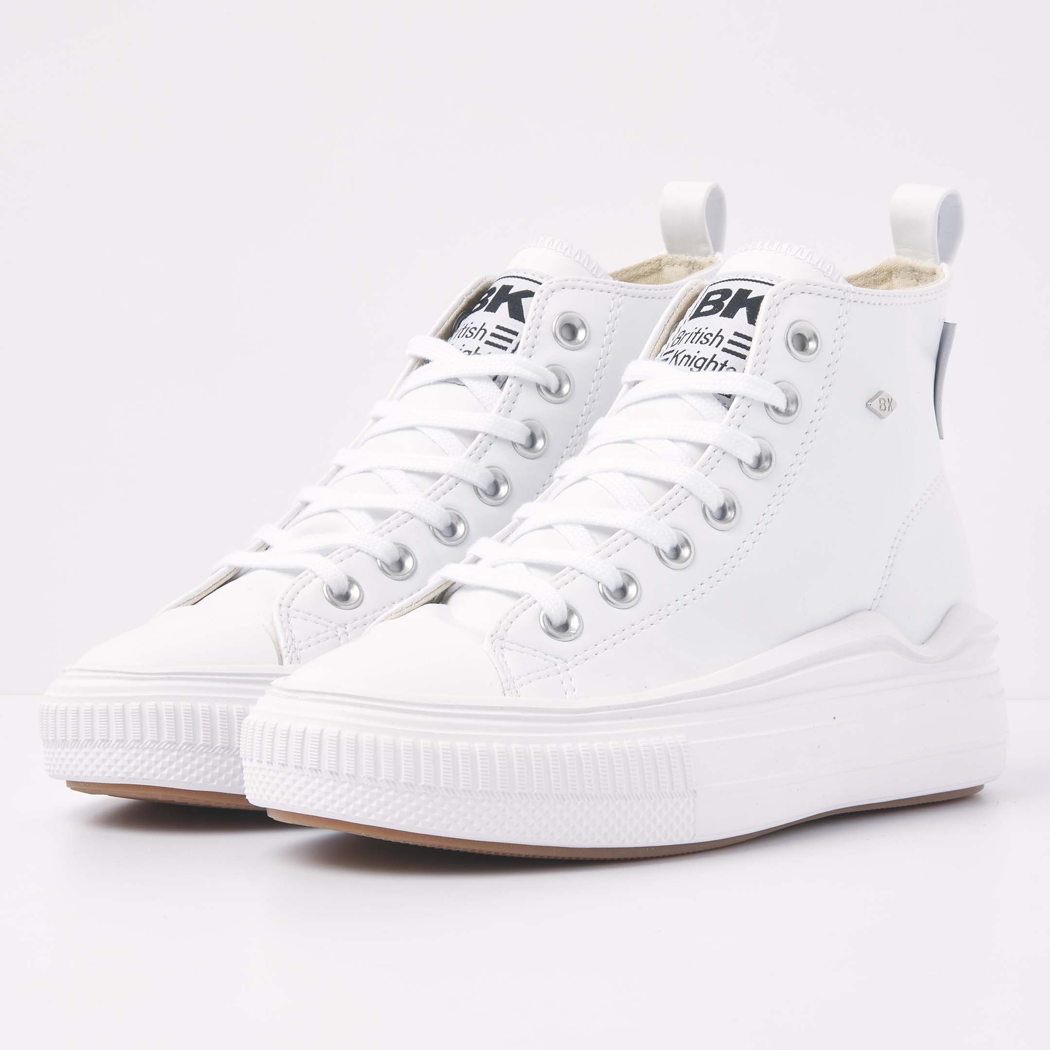 British Knights Sneaker Front view  B51-3735-02 KAYA FLOW MID HIGH-TOP FEMALE