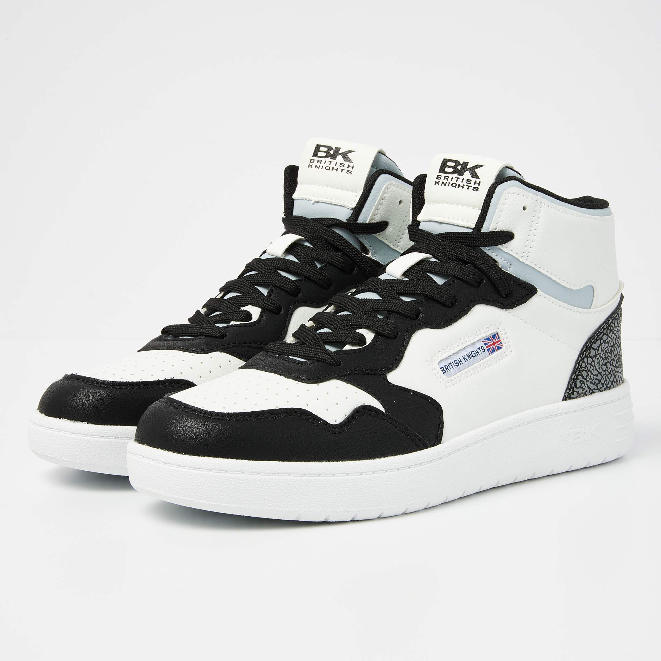 British Knights Sneaker Front view  B53-3617-03 NOORS MID HIGH-TOP MALE
