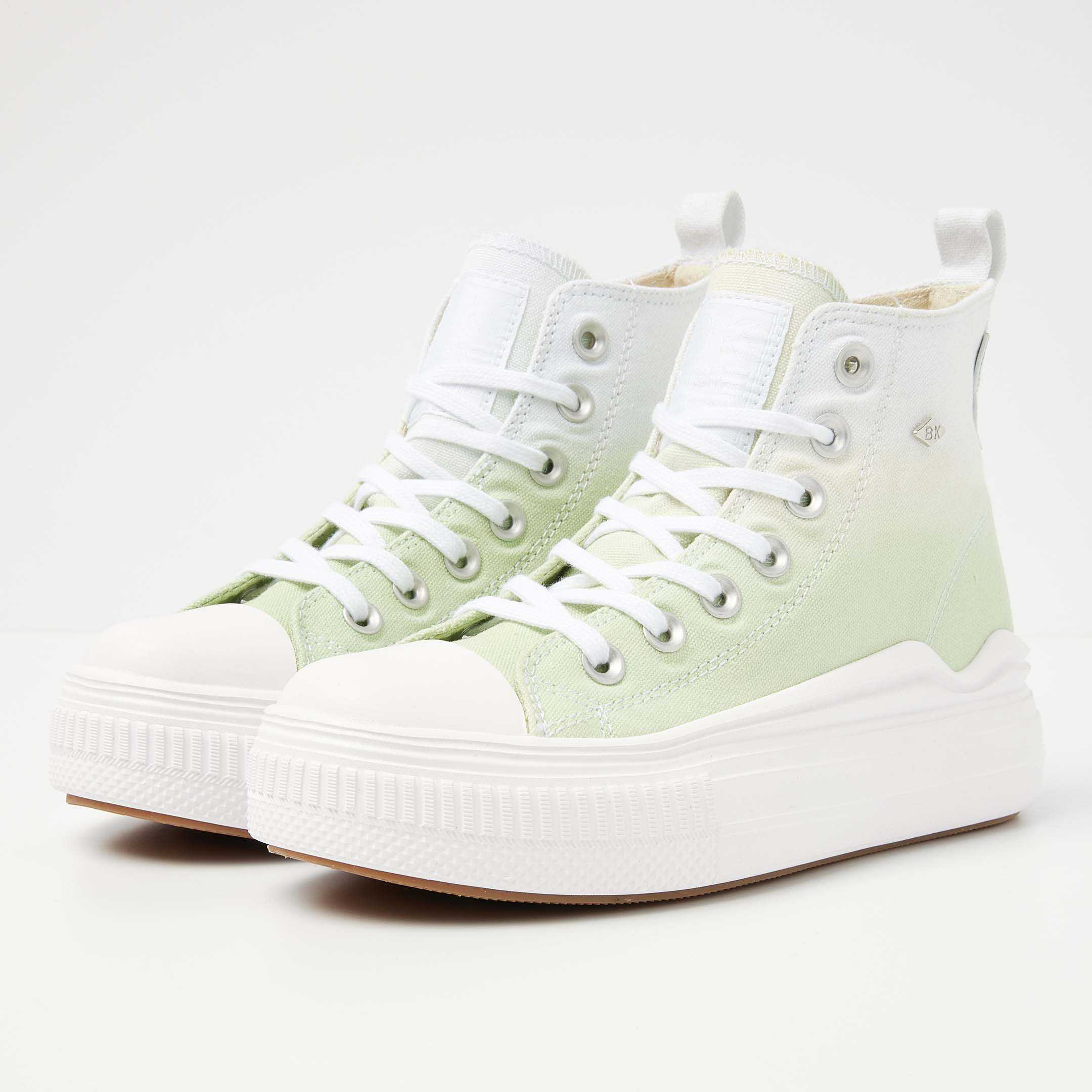 British Knights Sneaker Front view  B53-3712-04 KAYA FLOW MID HIGH-TOP FEMALE